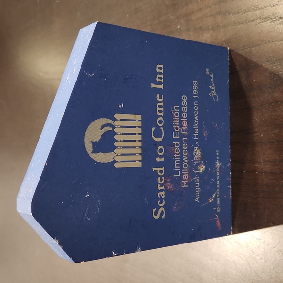 FREE GIFT W/ PURCHASE Vintage 1999-2000 Cats Meow Village Block Pieces S/2 - Picture 4 of 16